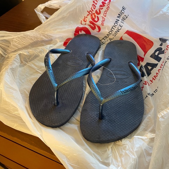 Havaianas Blue Flip Flops EU35/36 - Picture 1 of 3